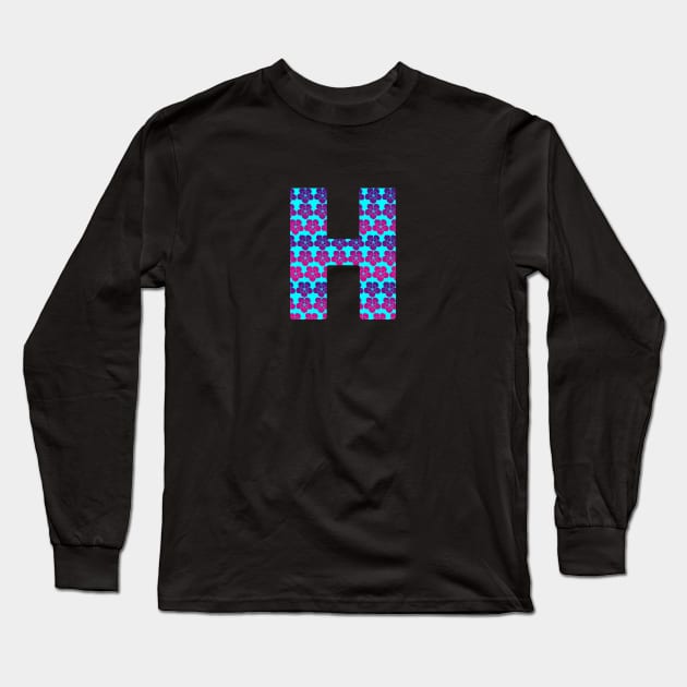 Letter H from roses Long Sleeve T-Shirt by Dolta